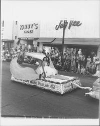 Various groups in the Fourth of July Parade, Petaluma, California, 1955