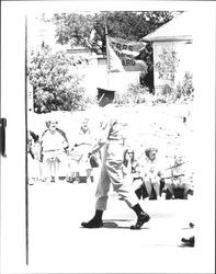 TBBS Honor Guard marching in Sonoma-Marin Parade, Petaluma, California, 1965