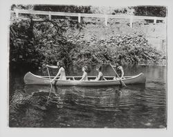 Camp Fire Girls engaged in various activities at Camp Maacama, Healdsburg, California, 1961