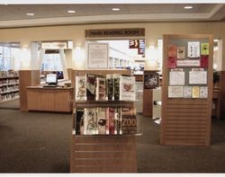 Entry to the main reading room of the Rohnert Park-Cotati Regional Library, Rohnert Park, California, 2013