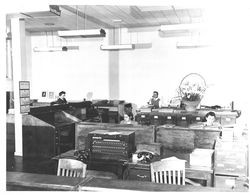 Argus Courier office, Petaluma, California, 1949