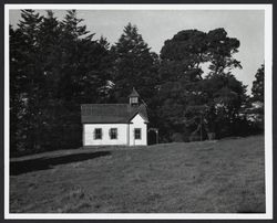 Stewarts Point School, Skaggs Spring Road and California Highway 1, Stewarts Point, California, about 1960