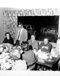 Diners at Bodega Nuclear Power Plant Victory Party