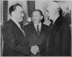 Congressman Don Clausen and Speaker of the House John McCormack, Washington, D.C., 1962