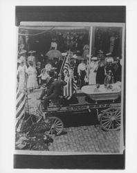 Egan Bros. float, Petaluma, California, 1905