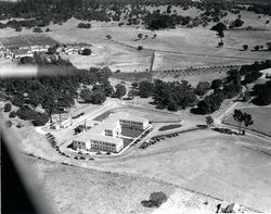 Aerial view of the County Hospital, Santa Rosa, California, 1941