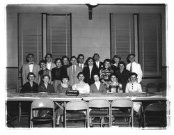 Thespian initiates, Petaluma, California, 1955