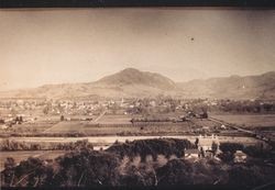 View of Healdsburg from Madrone Knoll Rancho