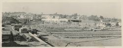 Building the new high school, Petaluma, California, 1959