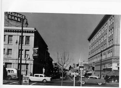 Mendocino Ave., north from Fourth Street