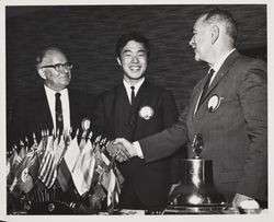 Lions International Club officials at the Sonoma County Fair, Santa Rosa, California, July 15, 1964