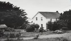 Unidentified wooden-frame houses near the Sonoma County coast