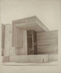 Exterior construction of the Sebastopol Branch Library