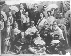 Group of men in Japanese costumes