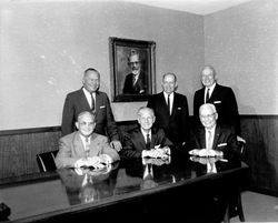 Board of directors of the Exchange Bank, Santa Rosa, California, 1962