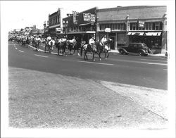 Equestrian units in the 1947 Labor Day Parade, Petaluma, California, September 1, 1947