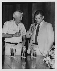 Rodney Strong with Michael LaCroix, Healdsburg, California, 1981