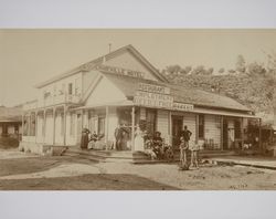 Guerneville Hotel, Guerneville, California about 1885