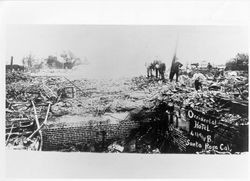 Occidental Hotel after the Earthquake