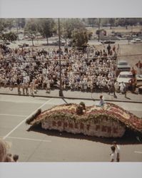 Rohnert Park float in the Rose Parade, Santa Rosa, 1966