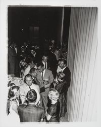 Crowd gathered for dedication of Coddingtown airport, Santa Rosa, California, 1960