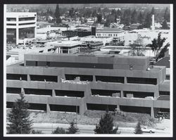 Federal Building under construction--and panoramic view of downtown area