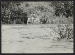 Lower end of Neeley's Beach under water