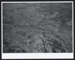 Aerial view of Santa Rosa--north from the Fairgrounds