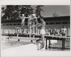 City Municipal Pool, Santa Rosa, California, 1954