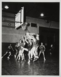 Basketball game at Santa Rosa Junior College