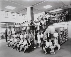 Group portrait of the library staff