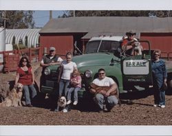 Four generations of the Lewis family, Middle Two Rock Road, Petaluma, California, 2009