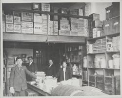 Back room of Hahman Drug Company