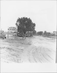 Site preparation for new Argus Courier building, Petaluma, California, 1966