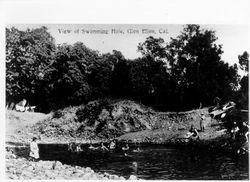 View of swimming hole, Glen Ellen, California