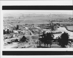 Lakeville Street, Petaluma, California looking toward the freeway, Petaluma, California, 1950