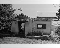 Exterior and outbuildings of The Gables, 4257 Petaluma Hill Road, south of Santa Rosa, California, September 1983