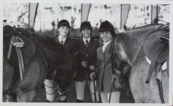 Participants in dressage competition at the Sonoma County Fair, Santa Rosa, California