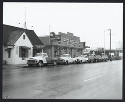 400 block of Third Street, Petaluma, about 1953