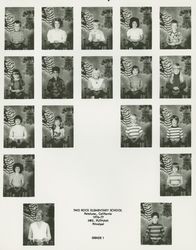 First graders at Two Rock Elementary School, Two Rock, California, 1976