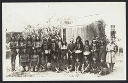 Some children in Sonoma dressed as Indians for the Centennial of the founding of Sonoma Mission