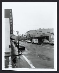 Mendocino Avenue looking south from Johnson St., Santa Rosa, California, 1960