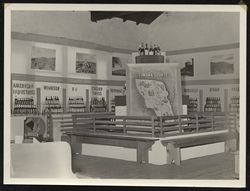 Sonoma County Wine Growers Association exhibit at the Healdsburg Harvest Festival, Healdsburg, California, 1946