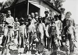 Students at Lakeville School, Petaluma, California, about 1927