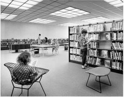 Children's reading area at the Northwest Branch Library