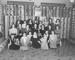 Montgomery Ward employees, Petaluma, California, 1949