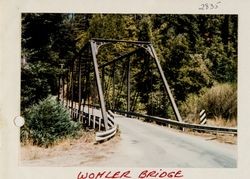 Austin Creek Bridge at Austin Creek Road, Cazadero, California, 1982