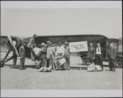 Observation of National Air Mail Week at the Santa Rosa Air Field, Santa Rosa, California, May 19, 1938