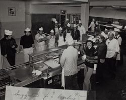 Staff members of St. Anthony's Dining Room, 121 Golden Gate Avenue, San Francisco, California, about 1979