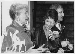 Helen Putnam and associates at a retirement party, Petaluma, California, 1980